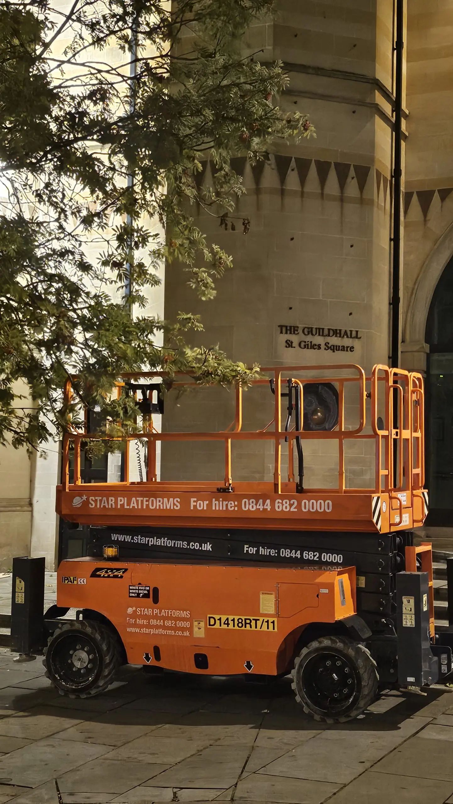 Dingli JCPT1418RT 4x4 Rough Terrain Diesel Scissor Lift - Image 2