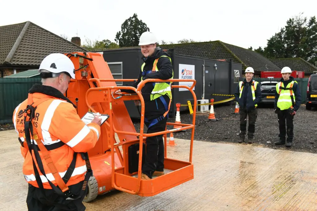 Delegate being assessed at the Luton Training Centre