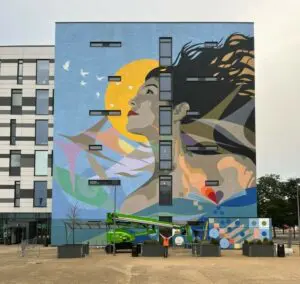 Supporting an artist in East Anglia at the University of Suffolk
