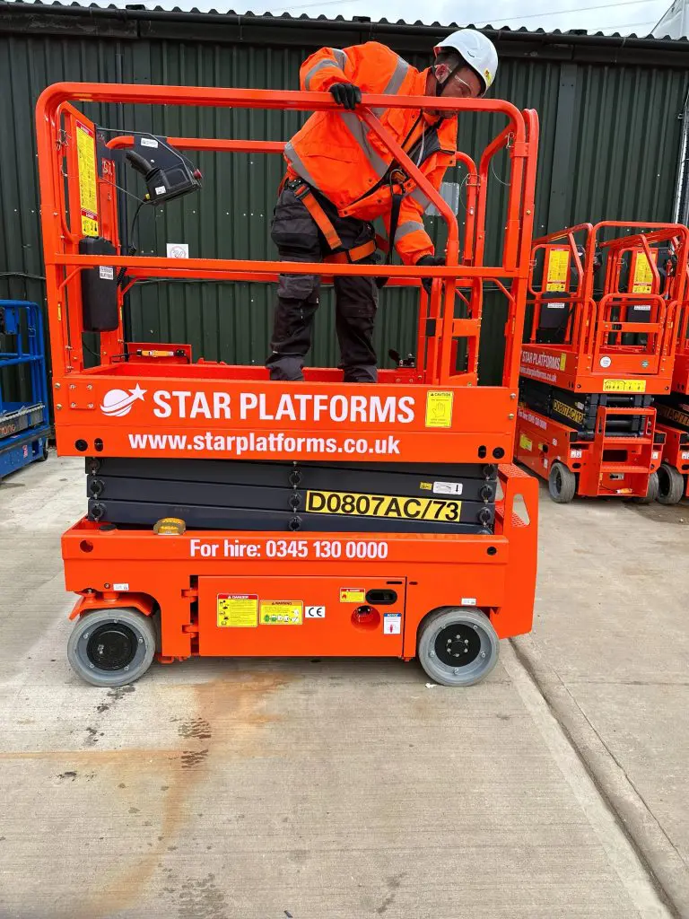 LOLER inspection on a scissor lift
