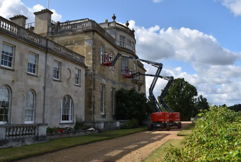 Star Platforms Provides Two Skyjack SJ46AJ Articulated Boom Lifts to Tyringham Hall in Buckinghamshire